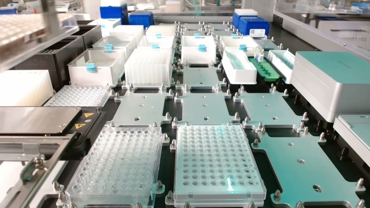 Proteomics 96 well sample prep SP3 on a Dynamic Devices Lynx 1200