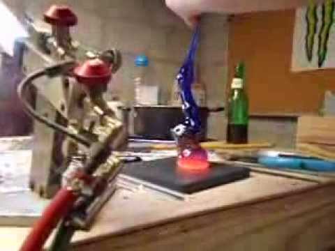 Stand Up Heady Glass Pipe RAW