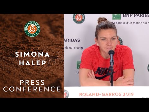 Simona Halep - Press Conference after Round 1 | Roland-Garros 2019