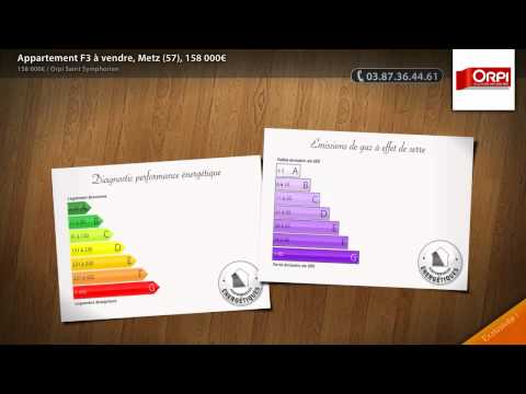 Appartement F3 à vendre, Metz (57), 158 000€