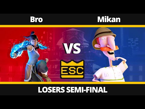 NASB at ESC 21 - Losers Semi-Final - Bro (Korra) Vs. Mikan (Nigel Thornberry) - EU Tournament