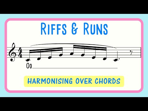 Riffs and Runs Major Pentatonic Vocal Warm Up Harmony Chords with Beat