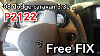 Meaning of OBD p2122