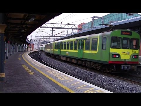 IE 8100 Class Dart Train number 8125 - Connolly Station, Dublin