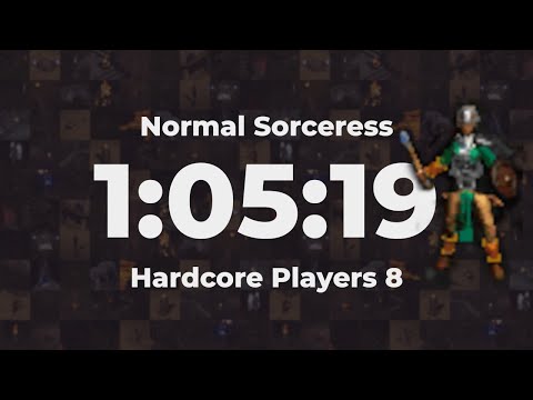 1:05:19 Sorceress - Players 8 Hardcore Normal