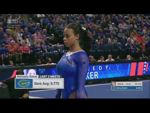 Kennedy Baker (Florida) - Uneven Bars (9.825) - Oklahoma at Florida 2018