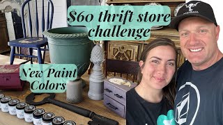 Thrifting for profit $60 Thrift Store Challenge + New Paint Colors!  - Reselling