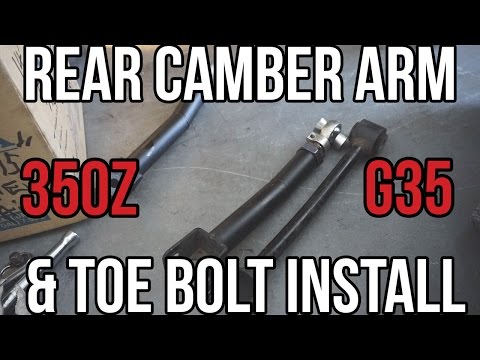 SPL Rear Camber Arm and Spc Toe Bolt Install