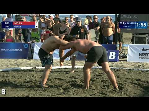 BRONZE Men's BW - +90 kg: N. IMPIS (GRE) v. I. METE (TUR)