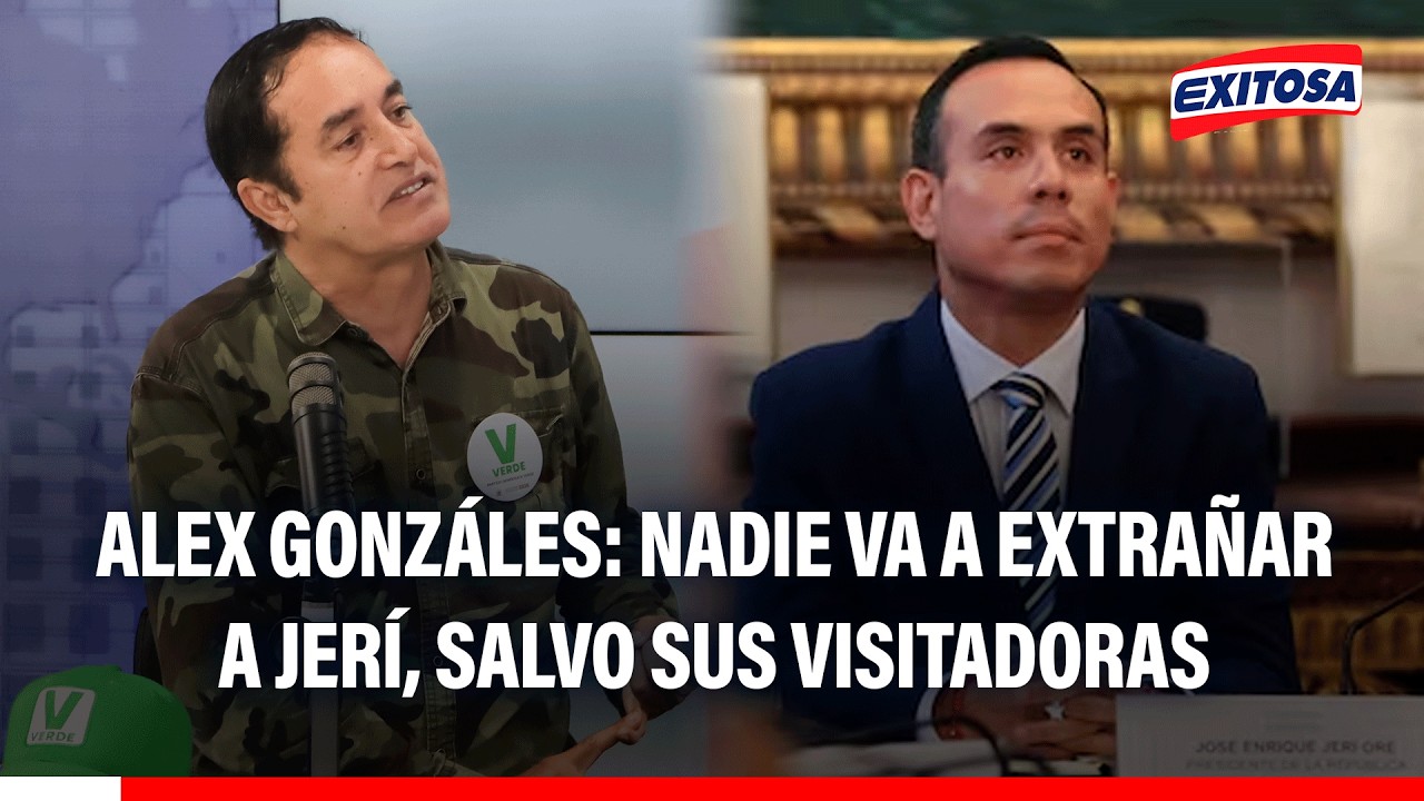 🔴🔵 Alex Gonzáles: Nadie va a extrañar a Jerí, salvo sus visitadoras