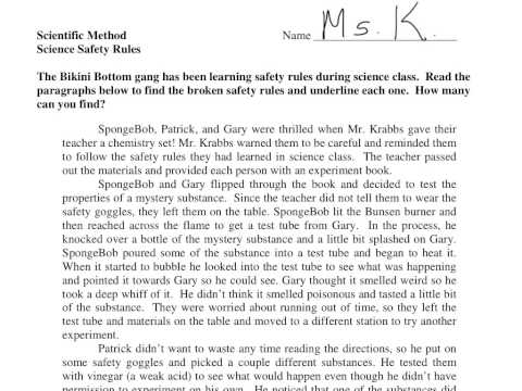 Explain Everything - Lab Safety Reading