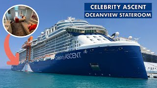 Celebrity Ascent | Oceanview Stateroom Full Tour & Review | Celebrity Cruises