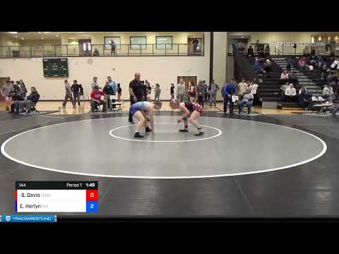 144 Lbs Round 1 - Shelby Davis, Lawrence Elite Wrestling Club Vs Eve Herlyn, Missouri Ccd8