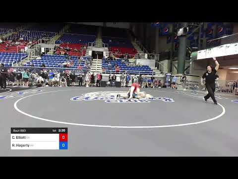 170 Lbs Consi Of 64 #2 - Caden Elliott, Oklahoma Vs Robert Hagerty, Wisconsin B8c9