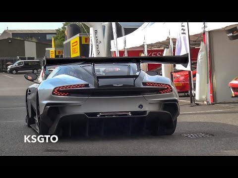 Aston Martin Vulcan HOT laps, Crazy Accelerations, Startup and parked scenes!!