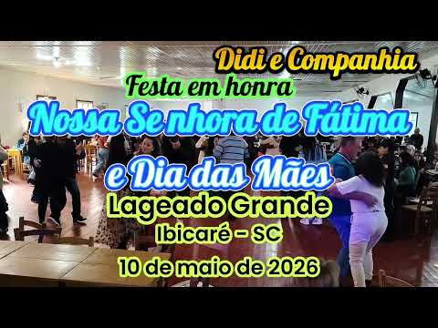 FOI UM SUCESSO a Festa Lageado Grande - Ibicaré - SC Dia 10-05-2026. Agradecemos a todos!