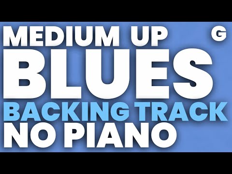 Blues in G Jazz Backing Track 180 bpm Swing Brushes - NO PIANO
