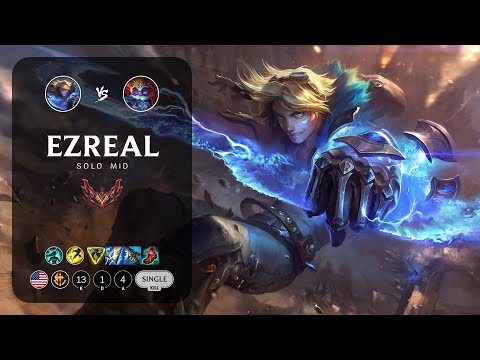 Ezreal Mid vs Heimerdinger - NA Grandmaster Patch 13.10