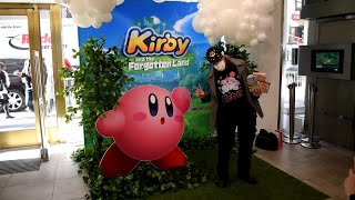 Kirby and the Forgotten Land Launch Day at Nintendo NY