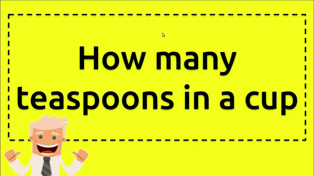 Watch video How many teaspoons in a cup Now How many teaspoons in a cup