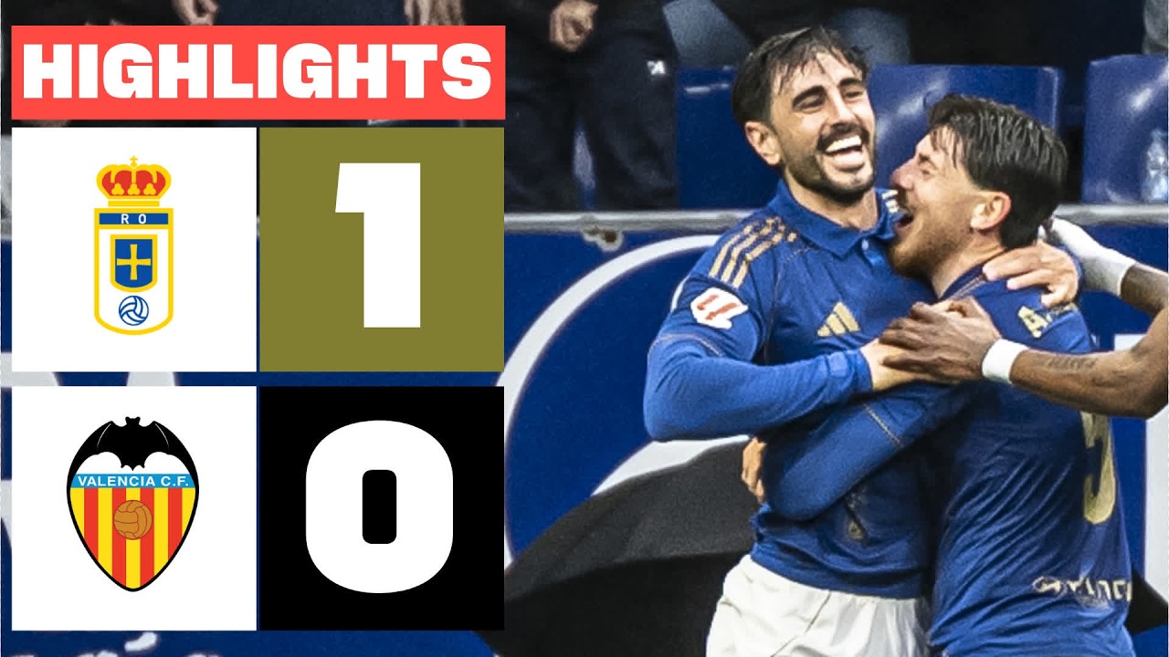 Real Oviedo vs Valencia Highlights
