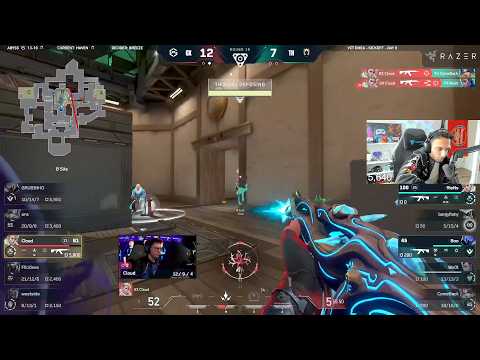FNS Reacts to GX Cloud Almost Winning This Impossible 1v5 vs Team Heretics in VCT EMEA
