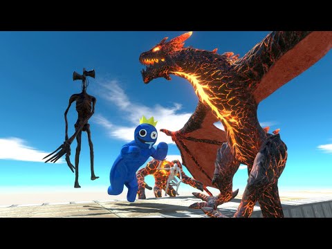 FIRE LAVA DRAGON vs EVERY UNIT! | Animal Revolt Battle Simulator