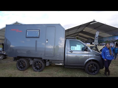 Wohnmobil Neuheiten 2022 VW T 6.1 6x6 Elektro Hybrid. Offroad Made in Germany.