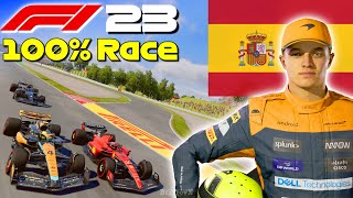 F1 23 - Let's Make Norris World Champion #9: 100% Race Spain