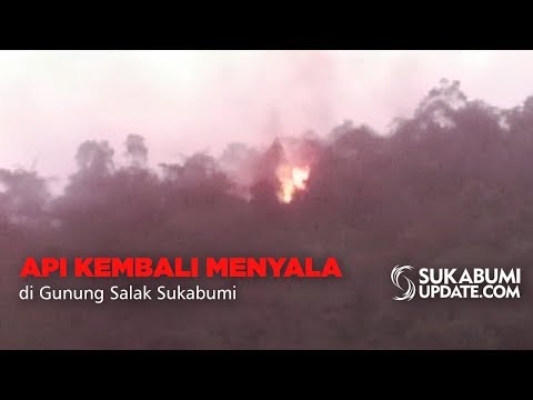 Video: Api Kembali Menyala di Gunung Salak Sukabumi