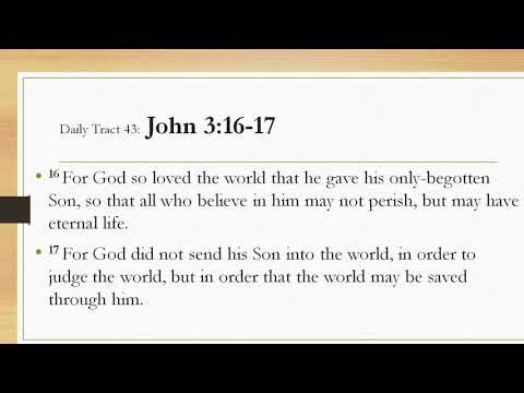 Dad’s Bible Tract43 - John 3:16-17