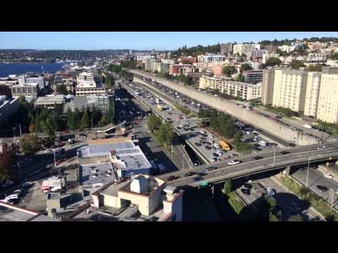 Seattle Downtown 8x Hyperlapse (4K, 60fps, Silent)