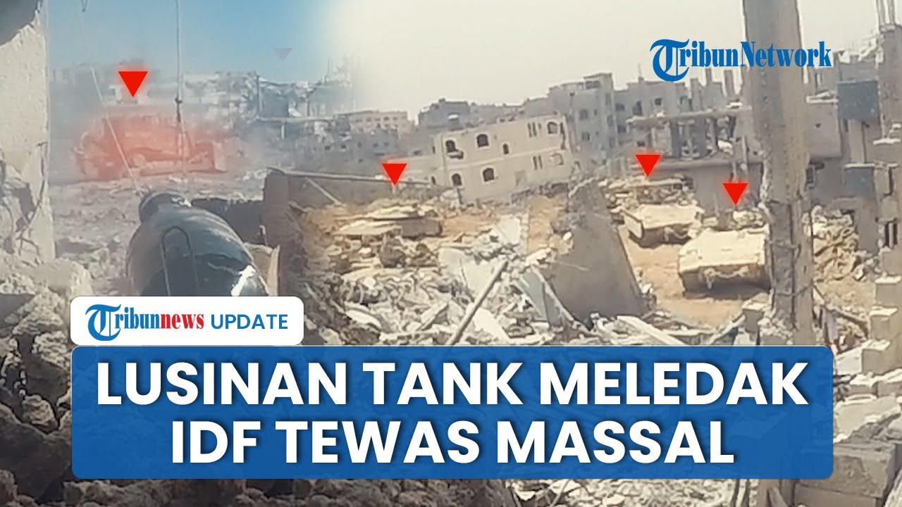 Hamas Beringas di Gaza! Lusinan Tank Israel Diledakkan hingga Tentara IDF Tewas Massal