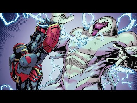 Iron Man, Magneto, & Feilong Vs Nimrod | Invincible Ironman Issue 18