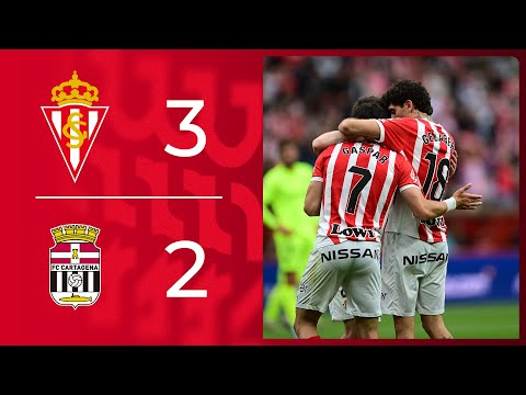 Real Sporting de Gijón 3-2 FC Cartagena 