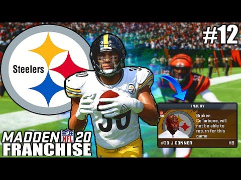 JAMES CONNER WAS DOMINATING UNTIL THIS HAPPENED....Madden 20 Steelers Franchise Ep. 12