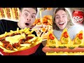 Wir essen 10.000 KALORIEN in 10 STUNDEN (XXL American Cheatday 🌭🍔🍟🧇)