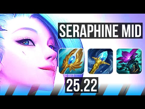 SERAPHINE vs TWISTED FATE (MID) | 6k comeback, 37k DMG, 7/4/22 | KR Diamond | 25.22