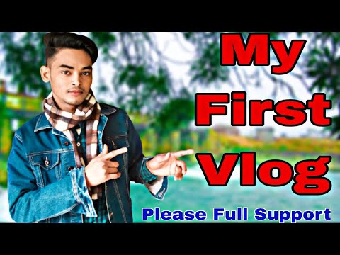 My First Vlog ♥️ || My First Video On Youtube || vlogs by chunnu