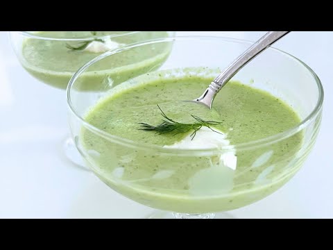 Easy Creamy Cucumber Gazpacho Soup Recipe