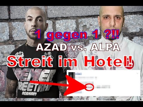 Azad im Beef mit Alpa Gun -  Im Hotel begegnet.. Die ganze Story u.a mit der 187 Straßenbande