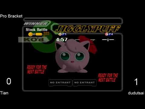 Mass Madness 20 SSBM - Tian (Sheik) vs. dudutsai (Jigglypuff) - Melee WR2
