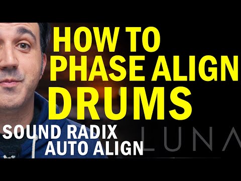 How To Phase Align Drums with Auto Align in Universal Audio LUNA