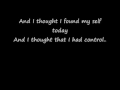 Smile Empty Soul- finding myself [ lyrics ]