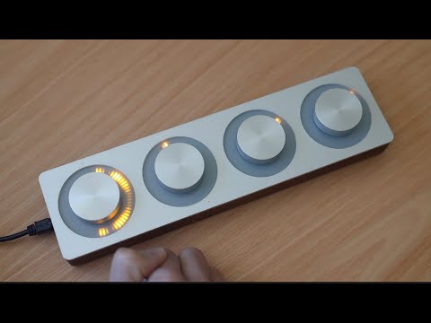 Monome Arc ca. 2014 - Alu + Holz image 3