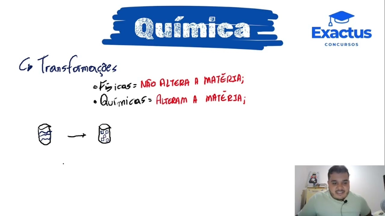 O QUE É QUÍMICA? DEFINIÇÃO DE MATÉRIA E SUAS TRANSFORMAÇÕES!