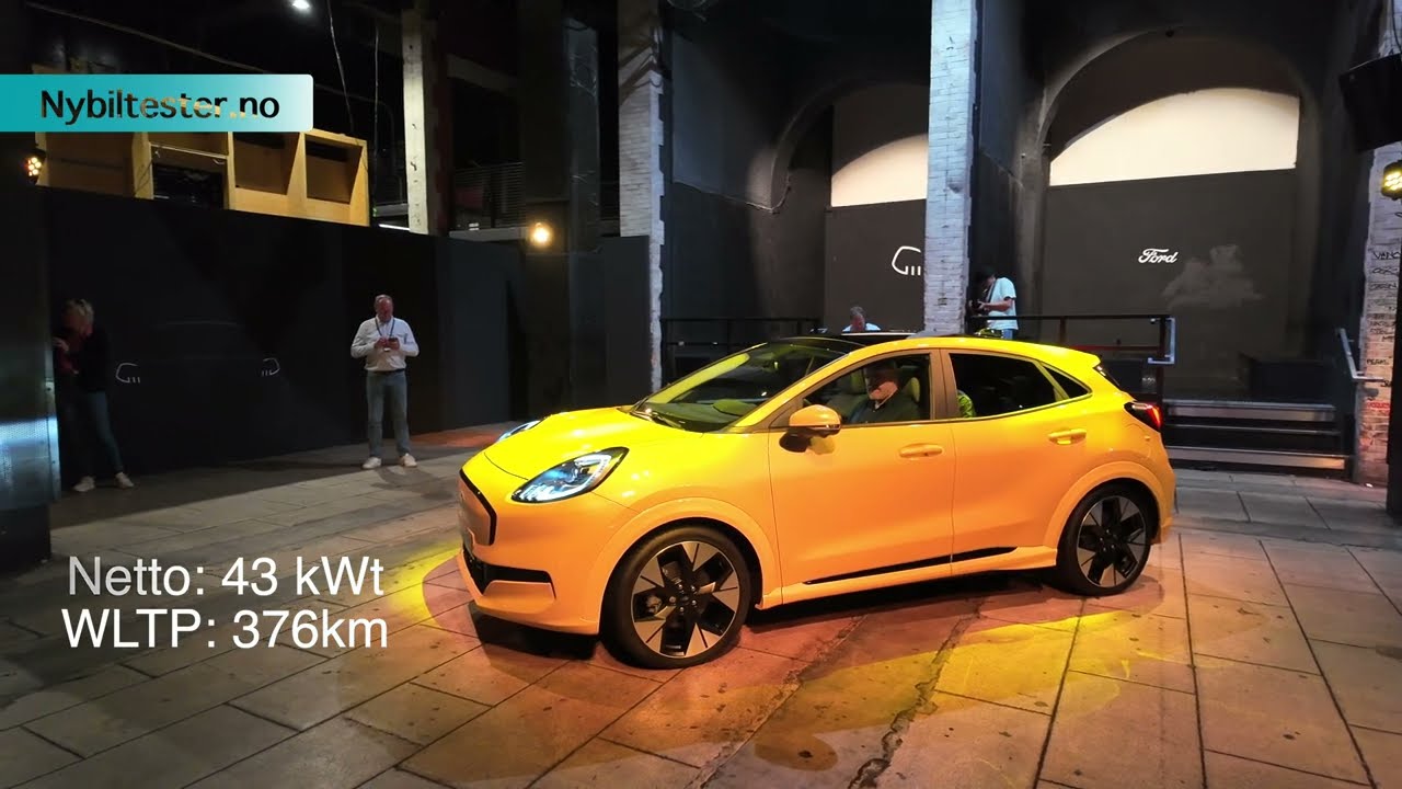 Den helelektriske Ford Puma - verdenspremiere 3/12-2024