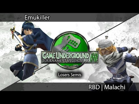 Emukiller (Marth/Metaknight) VS RBD | Malachi (Sheik) | GUTS 4 Project M Singles | Losers Semis