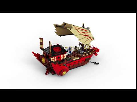 Конструктор LEGO NINJAGO «Летающий корабль Мастера Ву» 71705 / 1781 деталь