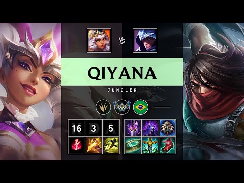 Qiyana Jungle vs Talon - BR Challenger Patch 25.19